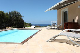 Location Porticcio vue piscine